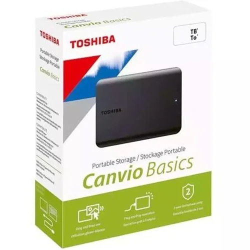 هارد اکسترنال توشیبا ظرفیت 1 ترابایت مدل Canvio Basics