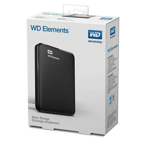 هارد اکسترنال وسترن ظرفیت 500 گیگ مدل WD Elements